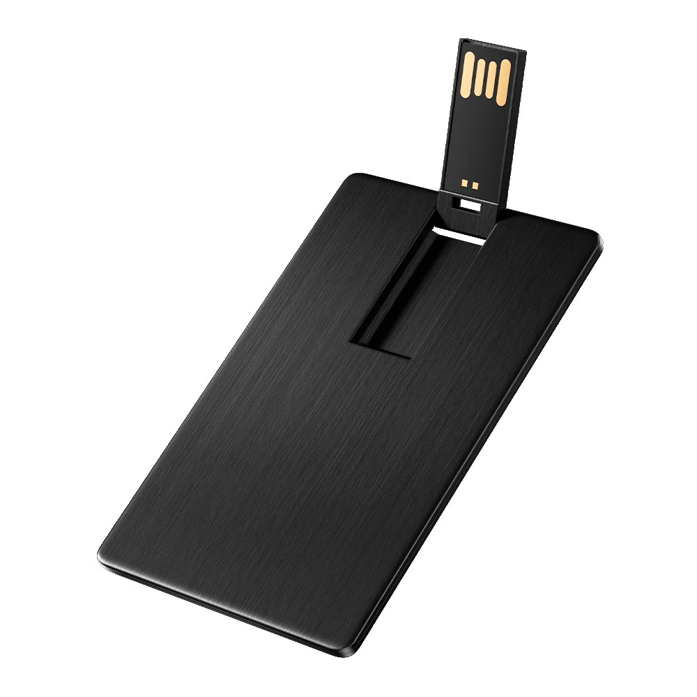 Custom Logo Mini Card USB Flash Drive 4GB–128GB Metal USB Flash Drive PRIMED 128MB (Not GB) black China Mainland
