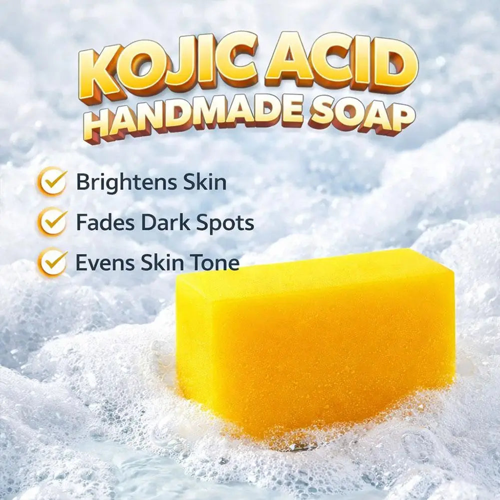 Kojic Acid & Turmeric Brightening Soap Bar 100g | Face & Body Skin Brightening Soap PRIMED