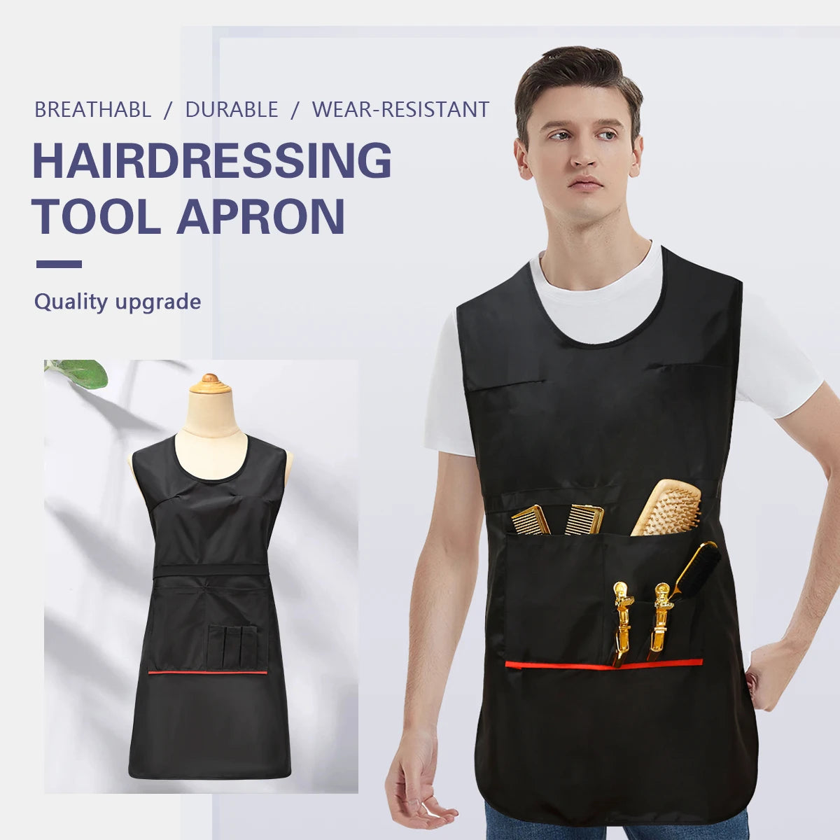 Waterproof Adjustable Hairdressing Apron | Barber Cape Gown