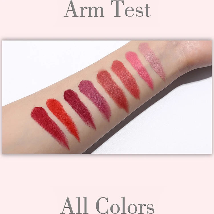 Velvet Matte Lipstick 8 Colors | Non-Stick, Long-Lasting