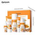 Vitamin C Turmeric 5-Piece Facial Skincare Set | Hydrating Kit