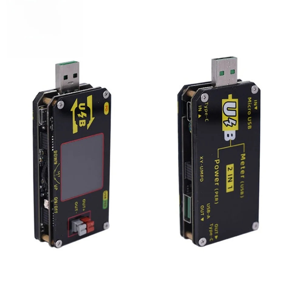USB Tester 1.44" LCD | PD Power Detection & Adjustable Output