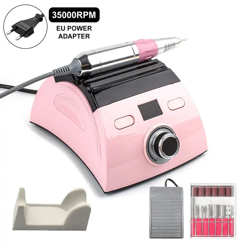 Professional Nail Drill Machine 35000RPM Electric Manicure Tool