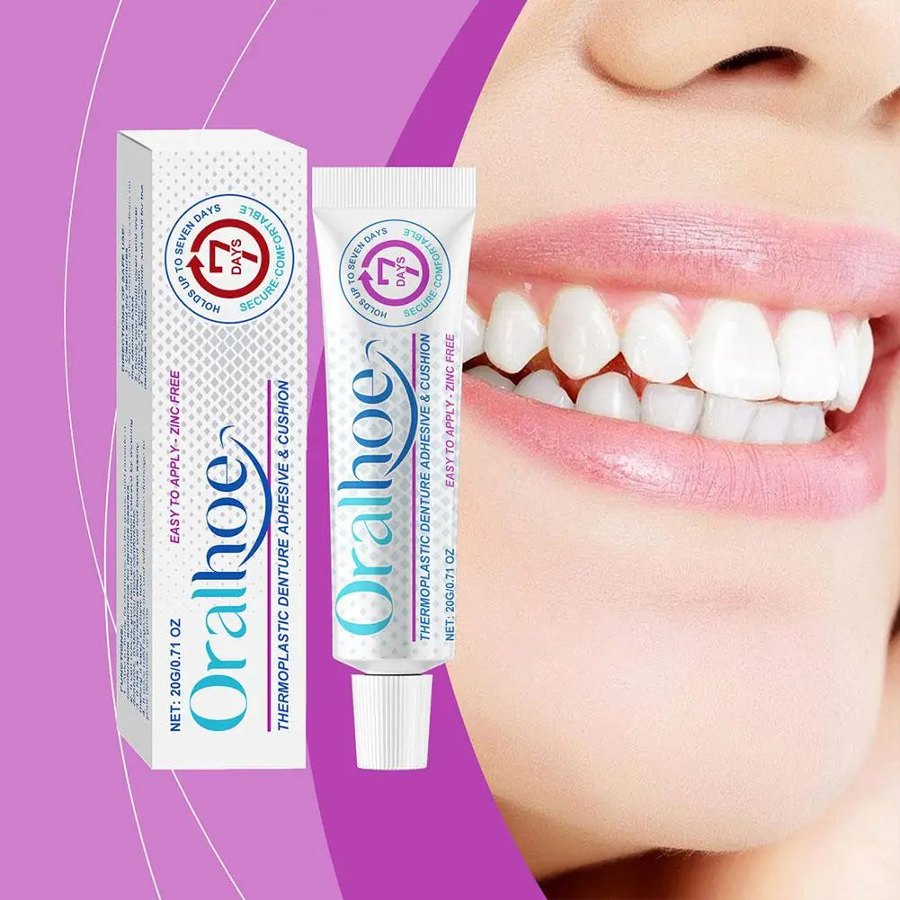 Thermoplastic Denture Adhesive – Reusable Silicone Fix 20g