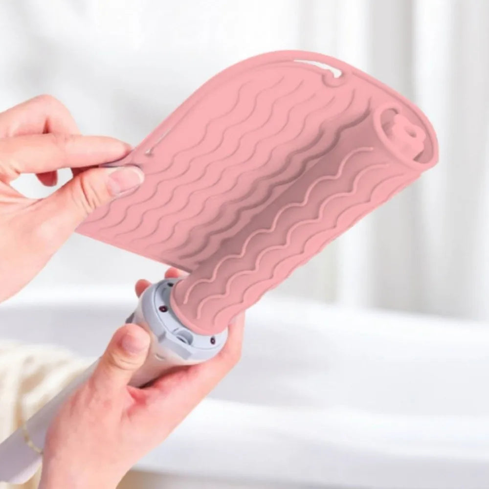 Silicone Heat Resistant Mat for Curling Iron & Straightener