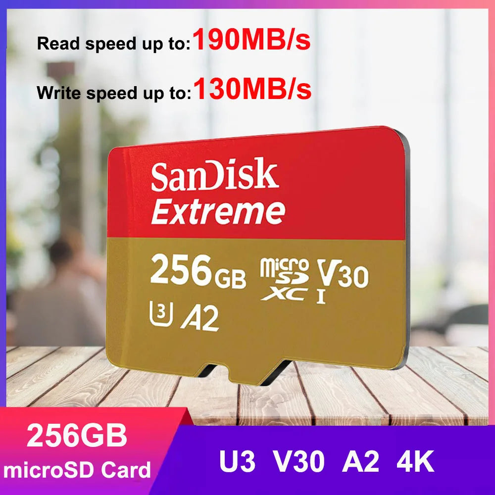 SanDisk High Endurance MicroSD 32–256GB | 4K DVR Camera Card MicroSD Memory Card PRIMED Extreme-256GB