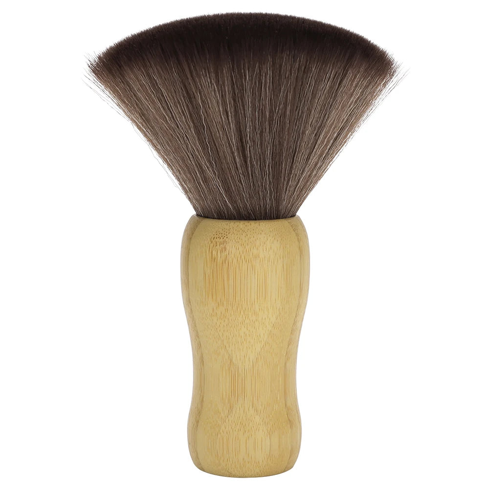 Soft Black Barber Neck Face Duster Brush – Salon Hair Tool
