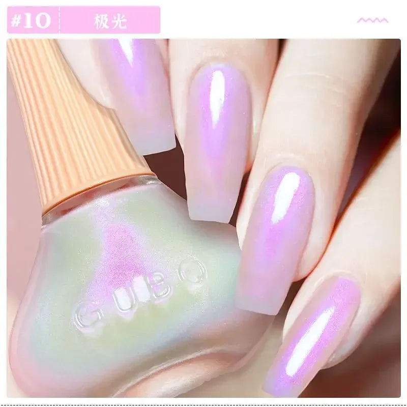 Glitter Gel Nail Polish Quick Dry Autumn Coffee Tones 12ml