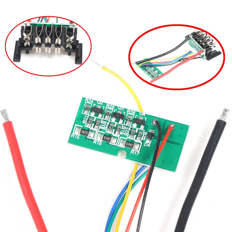 Dewalt 20V DCB200 DCB204 Li-Ion Battery PCB Protection Board