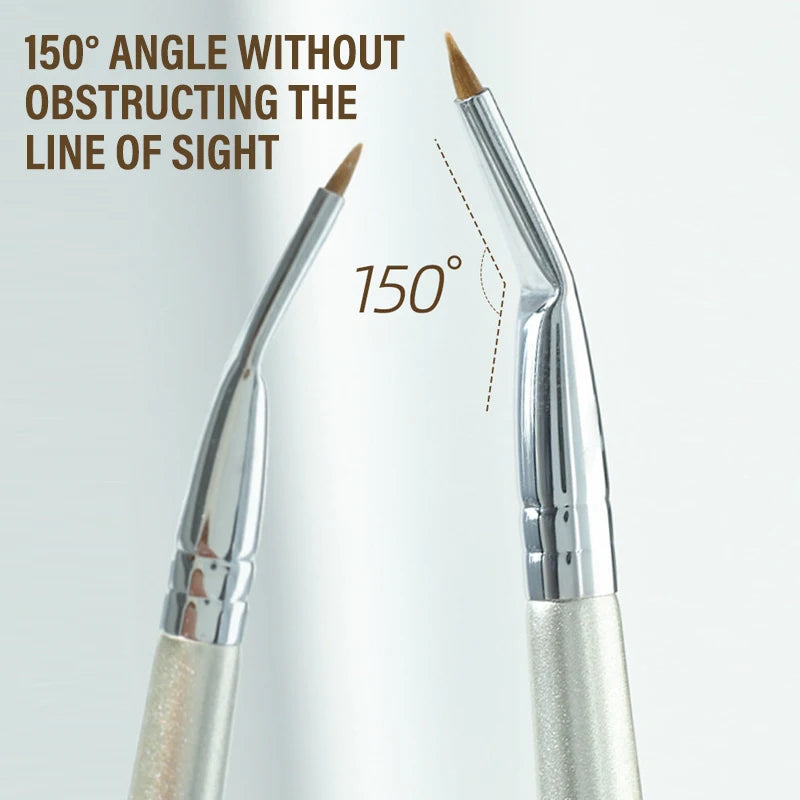 7-Pc Eye Makeup Brush Set – Angled Eyeliner & Concealer