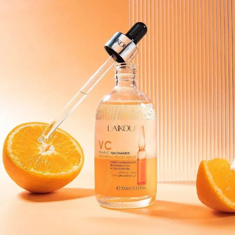 LAIKOU Anti-Aging Face Serum 100ml – Vitamin C & Hyaluronic Acid Anti-Aging Face Serum PRIMED