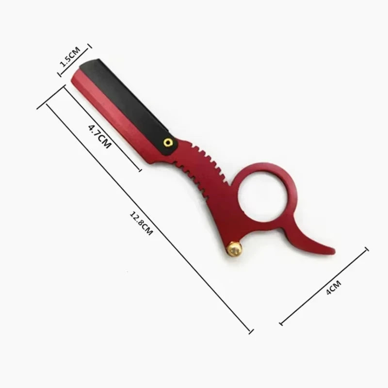 Professional Manual Barber Straight Razor – Beard & Brow