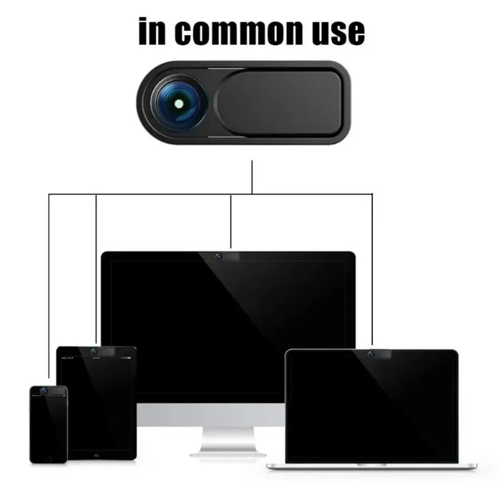 Sliding Webcam Camera Lens Cover – Privacy Blocker for Laptop & Phone Webcam Privacy Cover PRIMED
