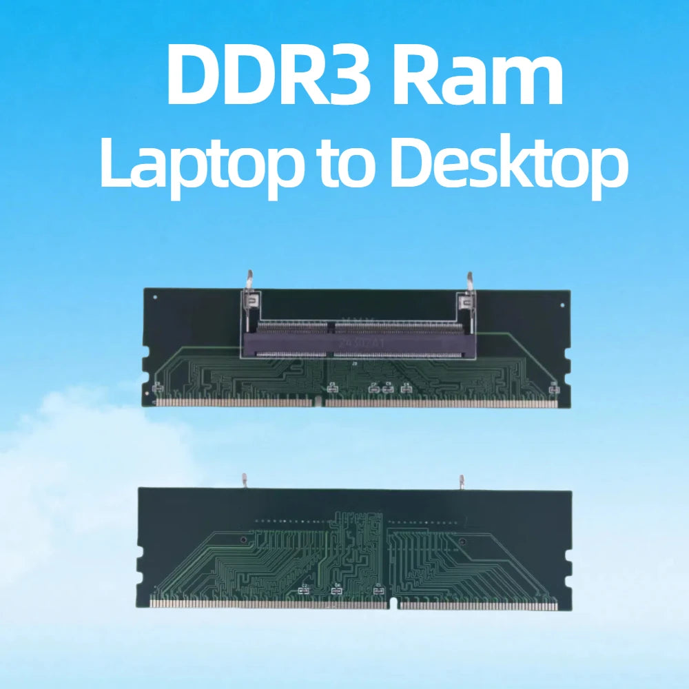 TISHRIC SO-DIMM to DIMM Adapter DDR3 DDR4 DDR5 RAM Converter RAM Adapter Card PRIMED DDR3 China Mainland