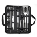 20-Piece Stainless Steel BBQ Grill Tools Set with Canvas Bag BBQ Grill Tools Set PRIMED 18 Pieces