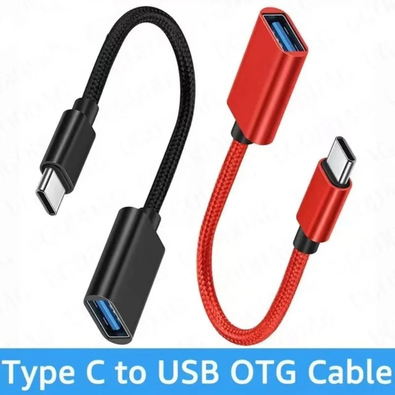 USB-C to USB OTG Adapter Cable | Type-C Male to USB-A Female USB OTG Adapter PRIMED