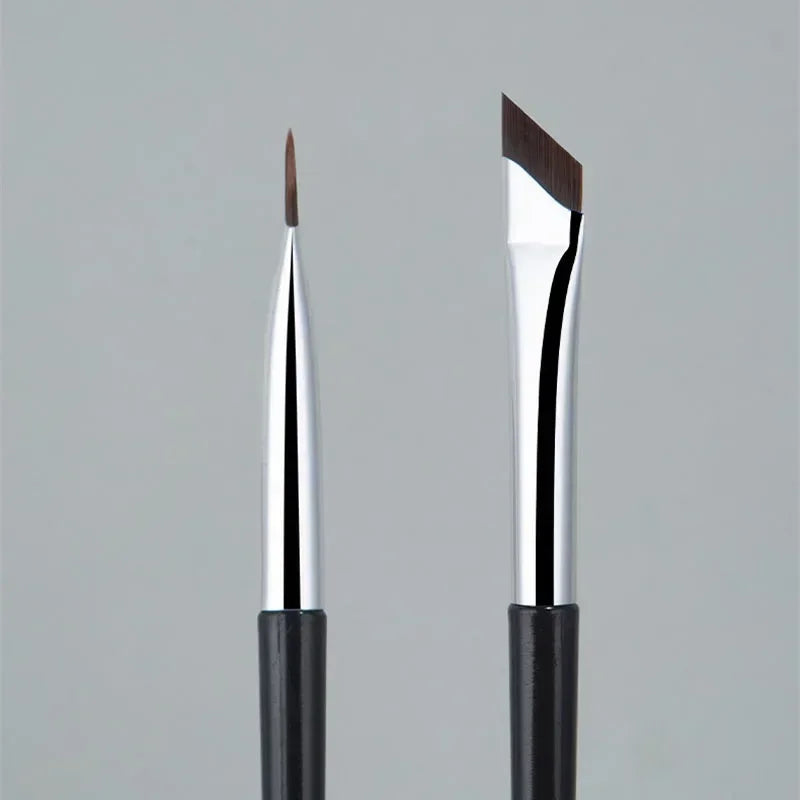 2-Pack Ultra-Thin Blade Eyeliner & Angled Eyebrow Brush Set