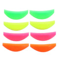 Silicone Eyelash Perm Pads 8pcs | Lash Lift Curling Shield Lash Perm Pads PRIMED Ivory