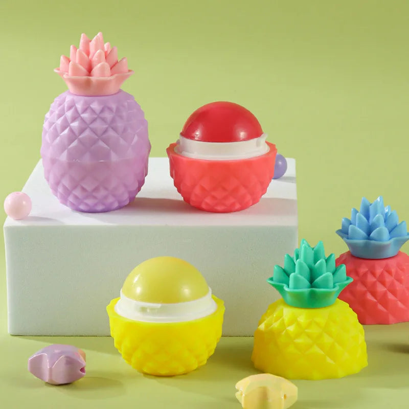 Pineapple Ball Color-Changing Moisturizing Lip Balm – 3 Shades