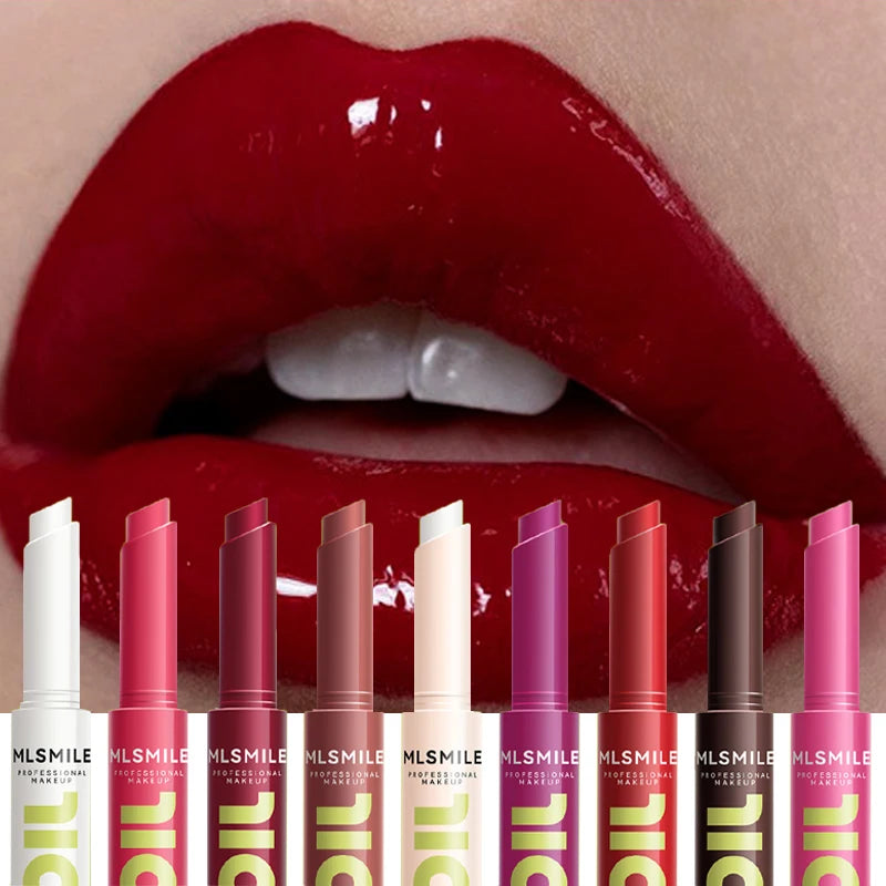 MLSMILE Jelly Mirror Lipstick Pen – Hydrating Lip Gloss Tint Lip Gloss Lipstick PRIMED