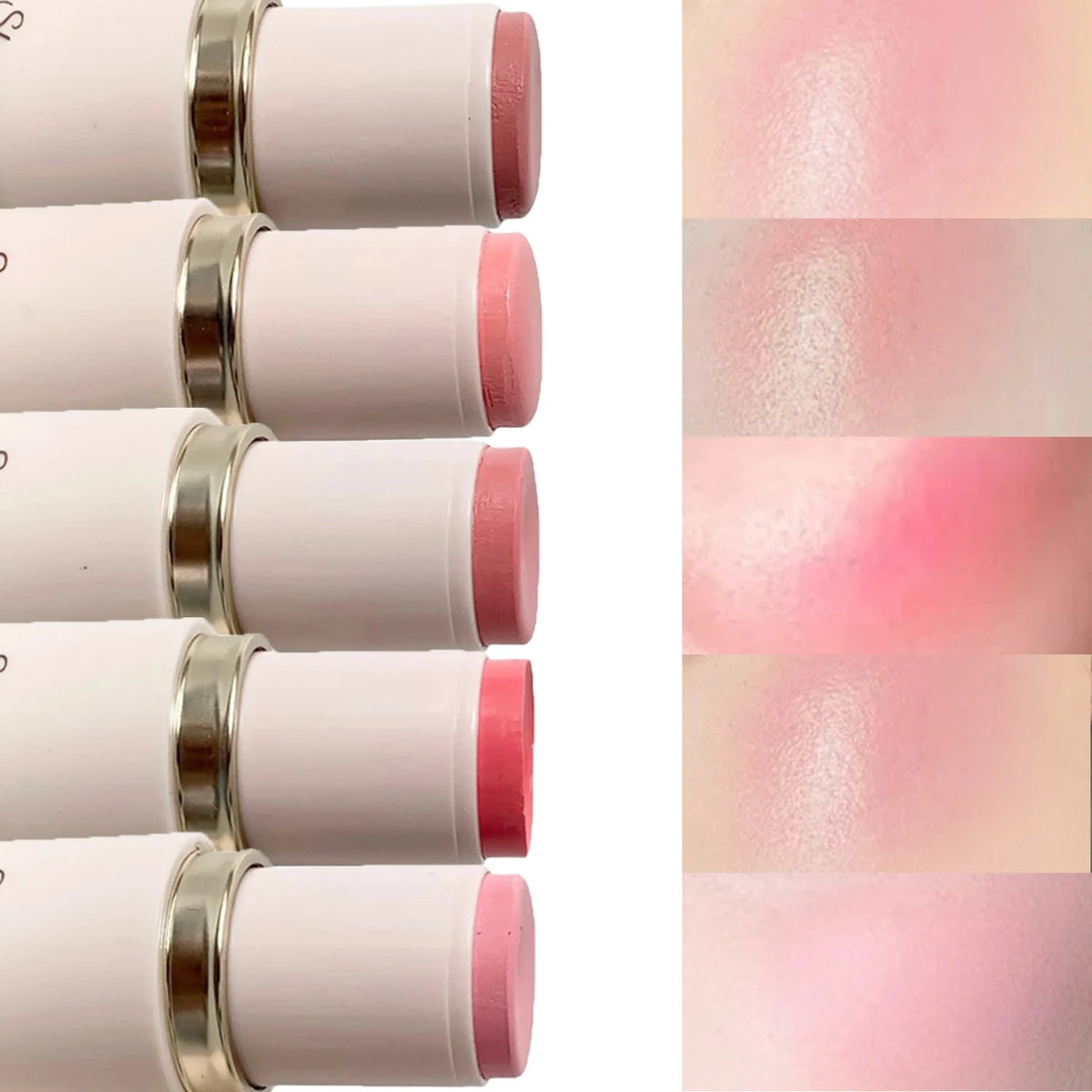 ZYXUAQIR Matte Blush Stick – Easy Blend Face Contour Cream