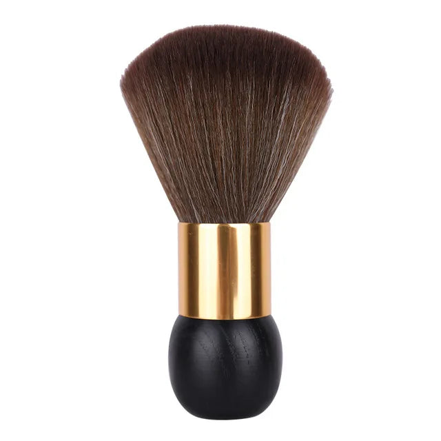 Soft Black Barber Neck Face Duster Brush – Salon Hair Tool