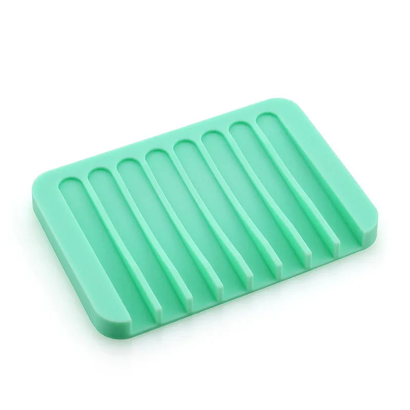 Silicone Sponge & Soap Holder – Self-Draining Waterfall Dish