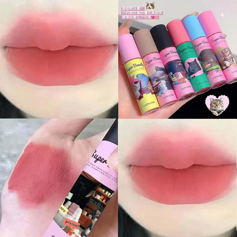 Cappuvini Matte Velvet Liquid Lipstick – Waterproof Lip Mud Liquid Lipstick PRIMED