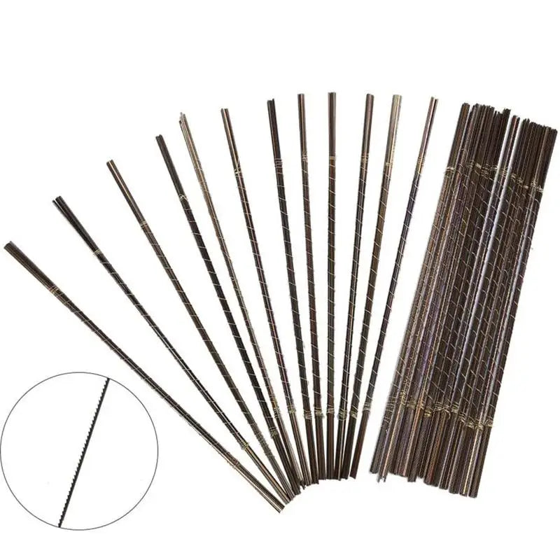 Jewelry Metal Cutting Saw Blades Set 13cm – 12 Pcs Carbon Steel Jewelry Saw Blades PRIMED