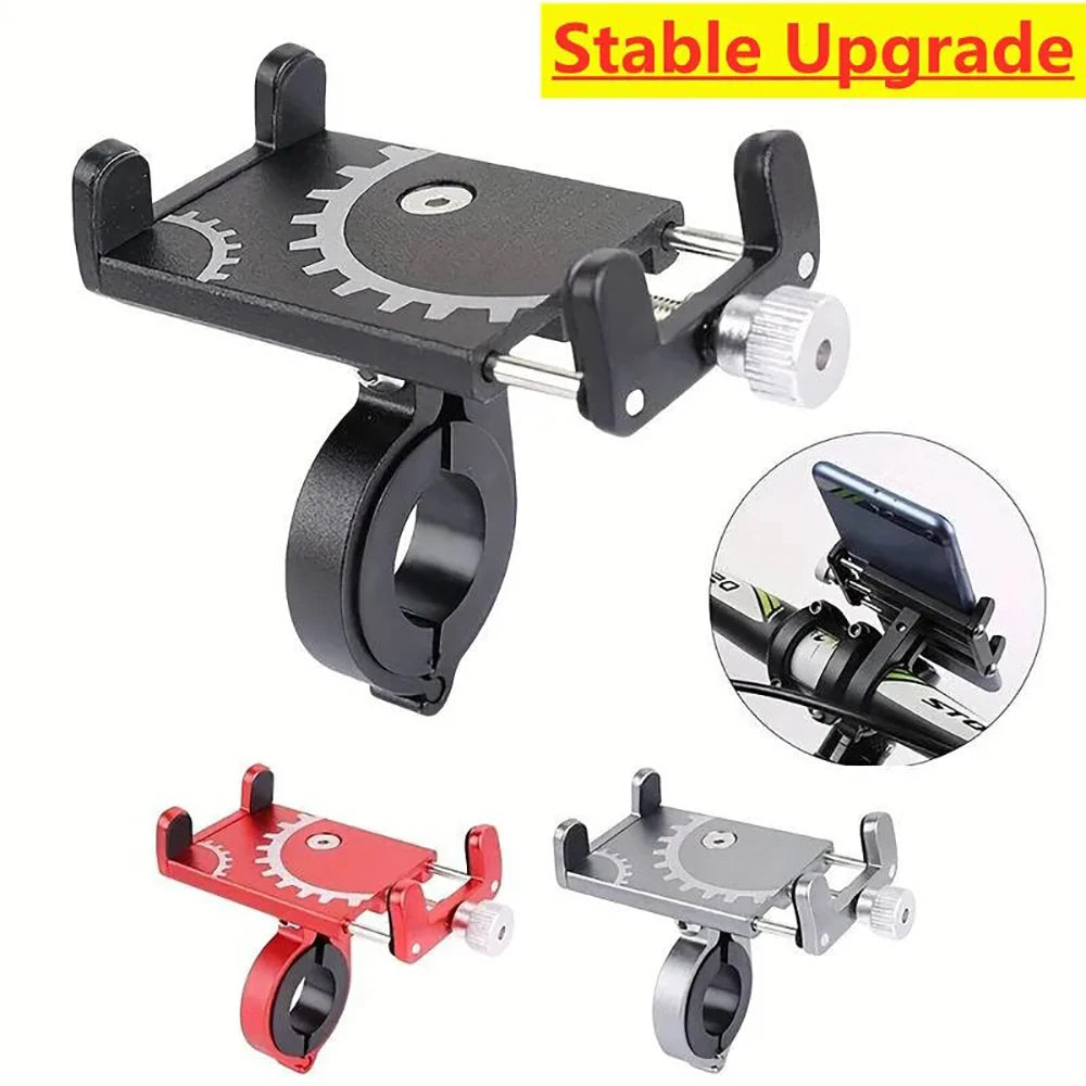 Universal Bike & Motorcycle Phone Mount | Metal Handlebar Clip Bike Phone Mount PRIMED