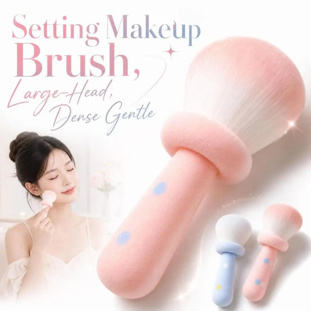 Large-Head Powder Makeup Brush – Soft Dense Blush & Setting