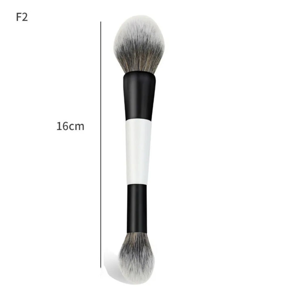 Dual-Ended F4 Contour & Blush Brush | Synthetic Makeup Tool