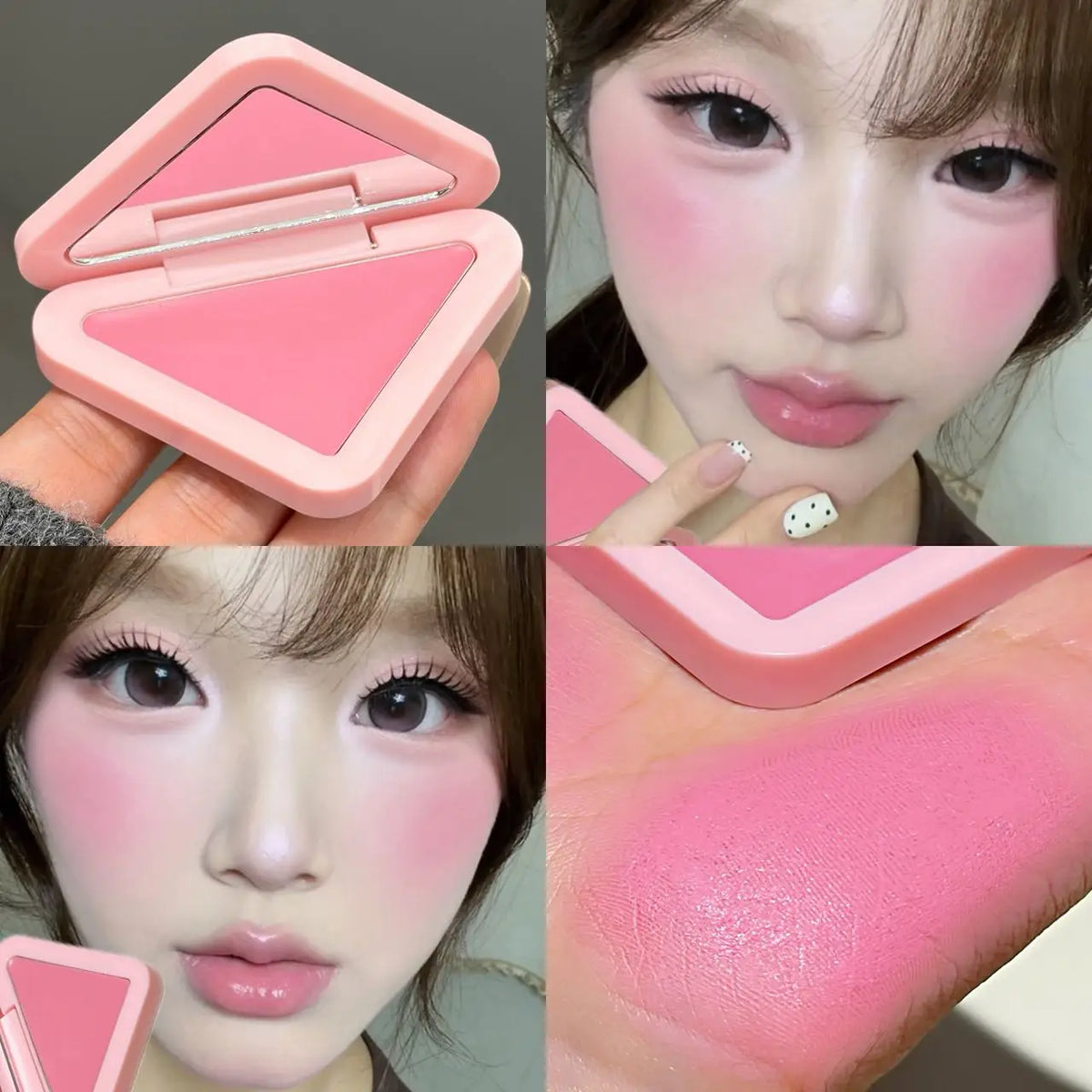 Raspberry Cream Blush & Lip Tint – Soft Mousse Matte Rouge