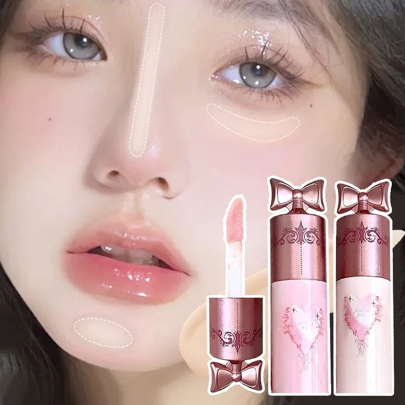 DAIMANPU Pink Brightening Waterproof Liquid Concealer Stick
