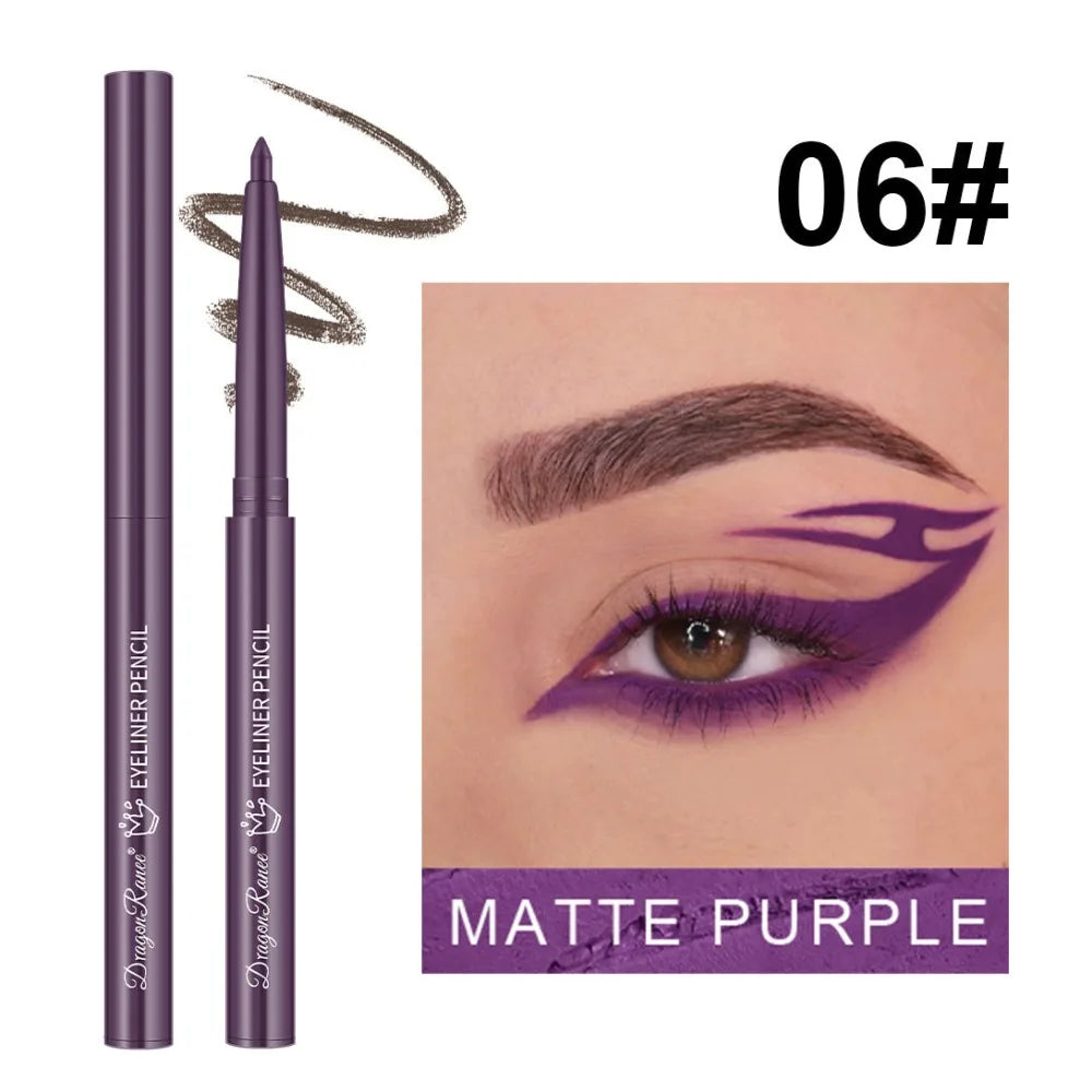 Waterproof Gel Eyeliner Pencil | Matte & Shimmer, 10 Colors