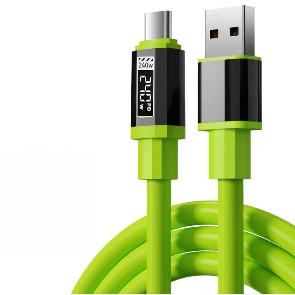 USB-C to USB-C 240W 6A Super Fast Charging Cable | Quick Charge USB-C Charging Cable PRIMED USB to Type C 2m