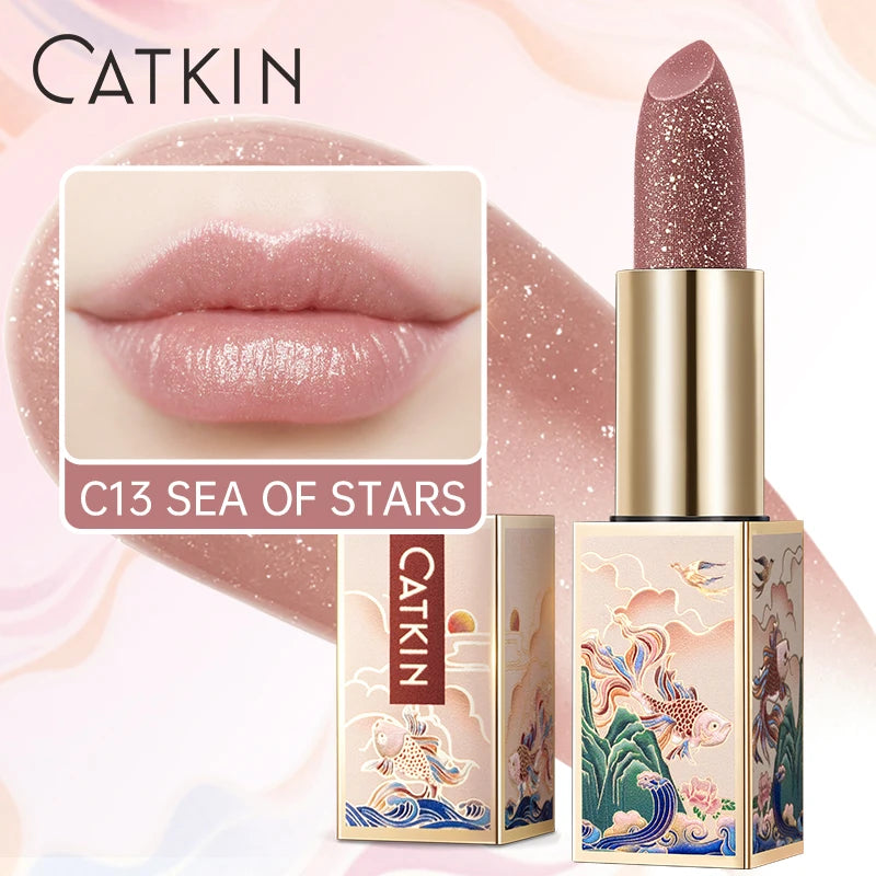 CATKIN Colored Lip Balm – pH Color Change, Nourishing & Hydrating Colored Lip Balm PRIMED C13 Sea of stars