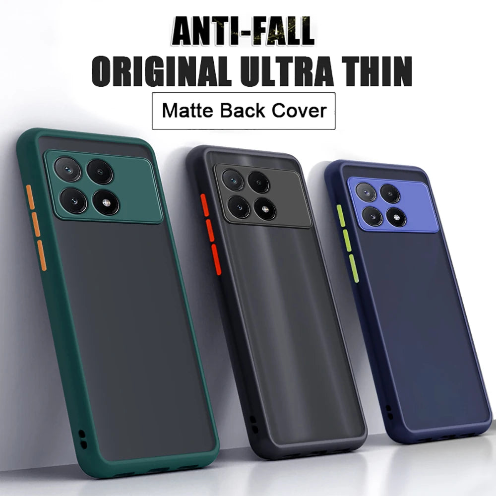 Shockproof Armor Matte Case for Xiaomi Poco PC+TPU Cover Phone Armor Case PRIMED