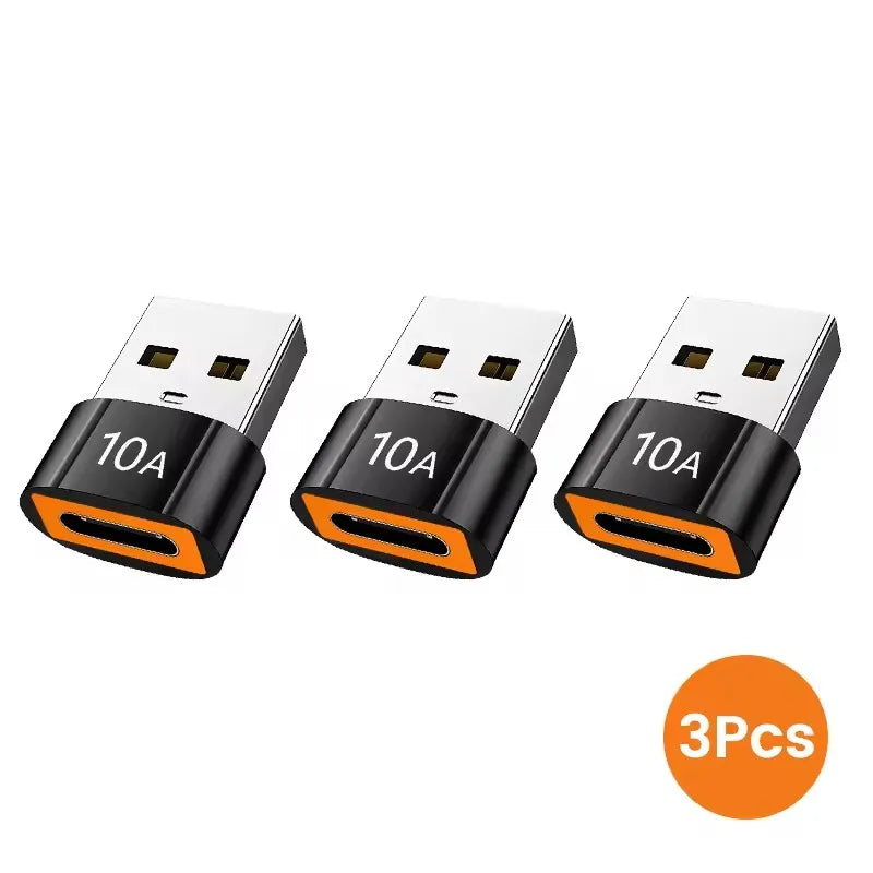 USB-A to USB-C OTG Adapter | USB 3.0 Type-C Converter USB OTG Adapter PRIMED 3pcs USB A Male