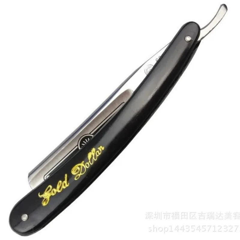 Stainless Steel Straight Edge Razor – Barber Shave R66