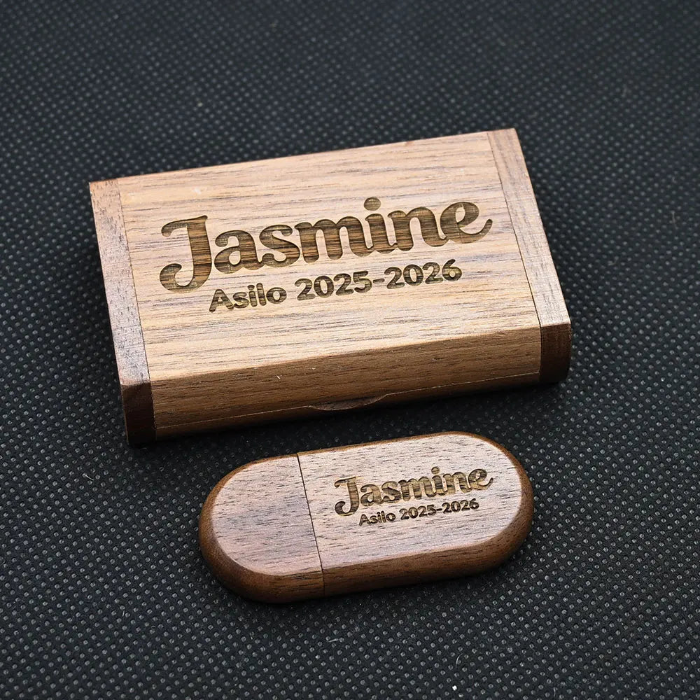 30-Pack Wooden USB 3.0 Flash Drives 16GB 32GB Custom Logo Gift USB Flash Drive PRIMED