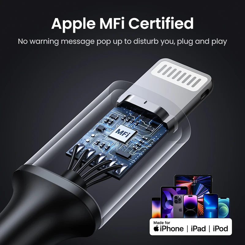 UGREEN MFi 20W USB-C to Lightning Fast Charging Cable USB-C Lightning Cable PRIMED