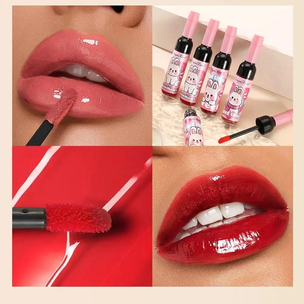 Dragon Ranee Wine Bottle Lip Gloss Set – 3pc Liquid Lipstick Lip Gloss Set PRIMED
