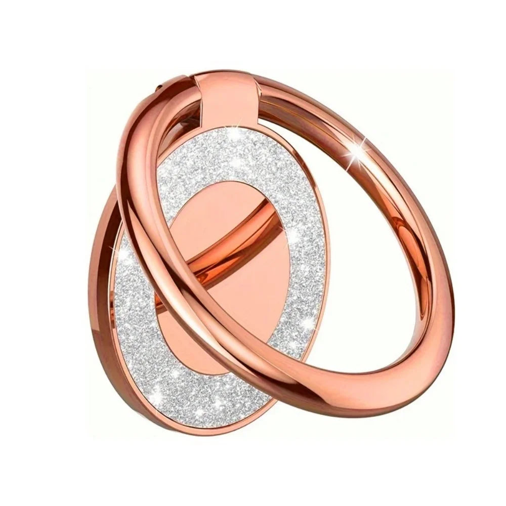 Ultra-Thin Finger Ring Phone Holder – 360° Rotation Kickstand Phone Ring Holder PRIMED Rose Golden
