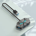 7-Port USB 3.0 Hub Type-C Docking Station 5Gbps RGB LED USB Hub Docking Station PRIMED 0.6M 4-in-1 Black China Mainland