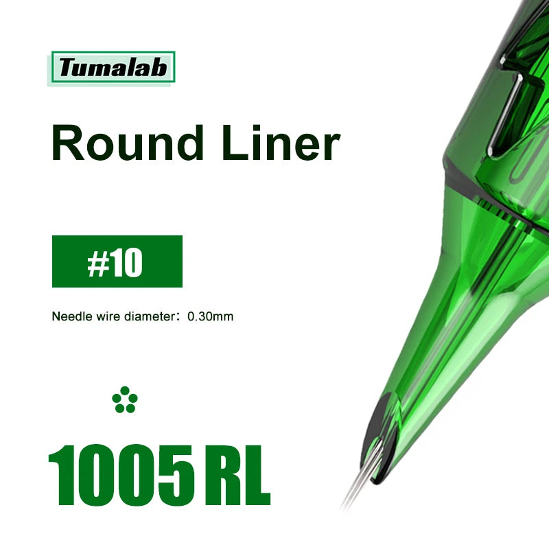 TUMAlab Cartridge Tattoo Needles 20Pcs – Liners & Shaders