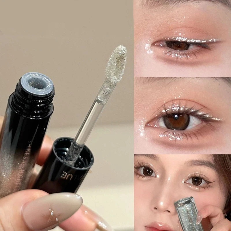 Waterproof Liquid Glitter Eyeshadow Highlighter – Long-Lasting