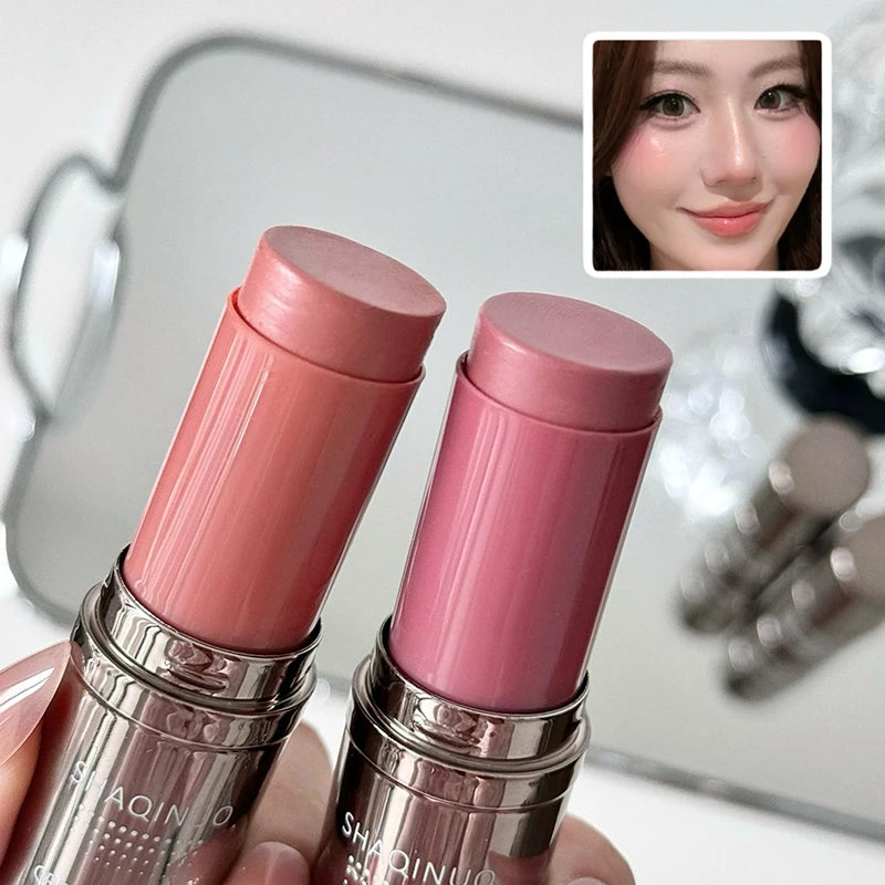SHAQINUO Velvet Blush Stick – Matte Cream Cheek Tint