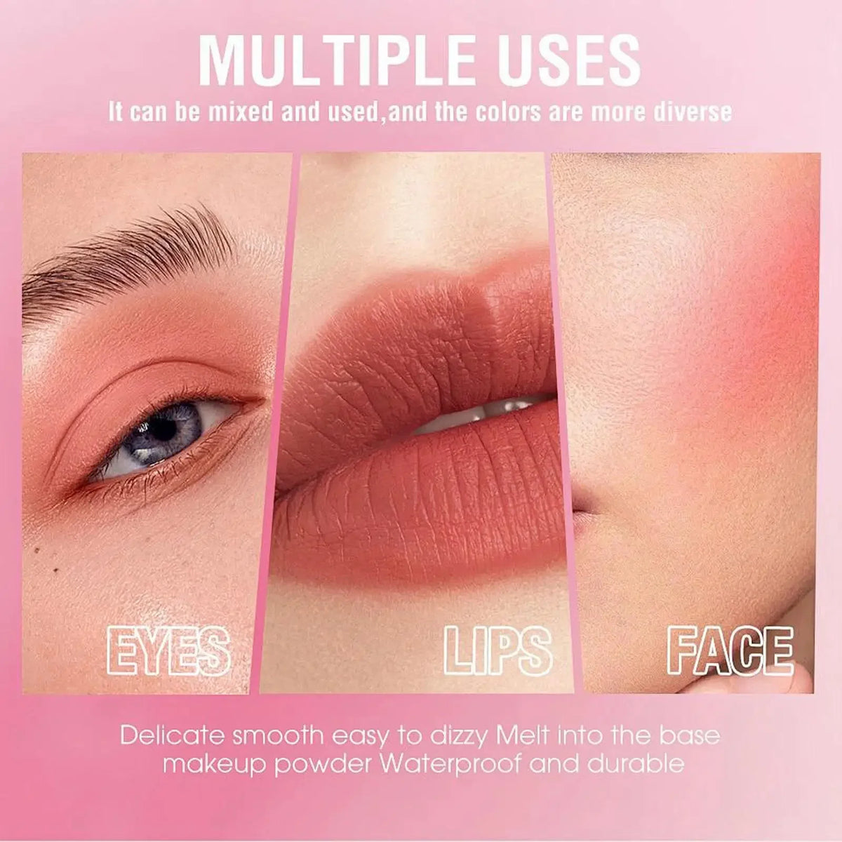 SAM SUGAR Matte Blush Cream – Multi-Use Lips, Face & Cheeks