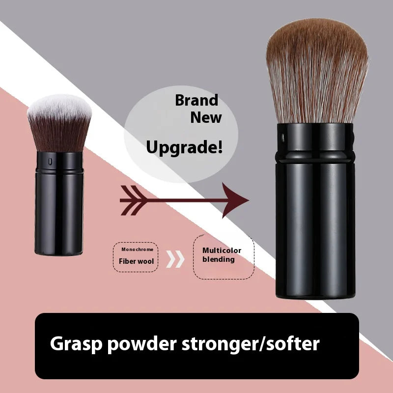 Retractable Powder Blush Brush – Mini Portable Makeup Brush